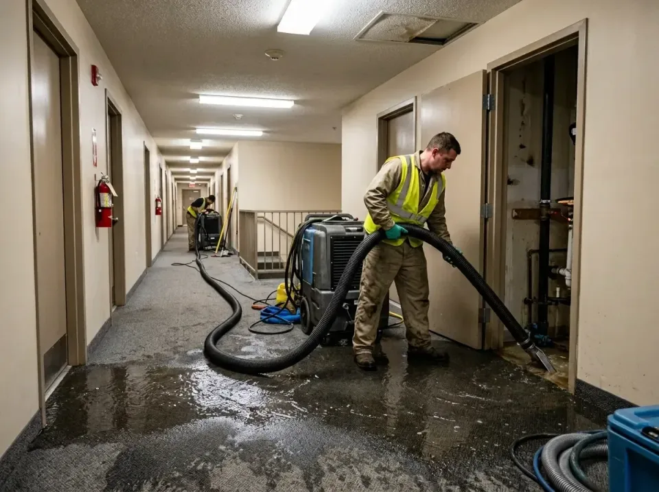 multi-unit-apartment-hallway-f-005 — frequently asked questions, Emergency Burst Pipe Water Extraction & Removal in Wright,…